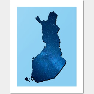 Awesome map of Finland Posters and Art